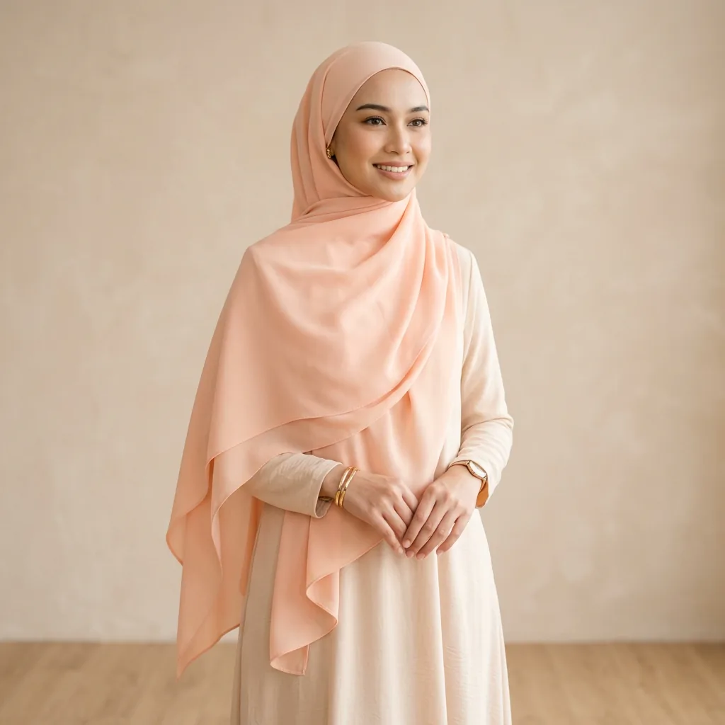 Khimar Soft Premium Double Layer (Pinless & Labuh)