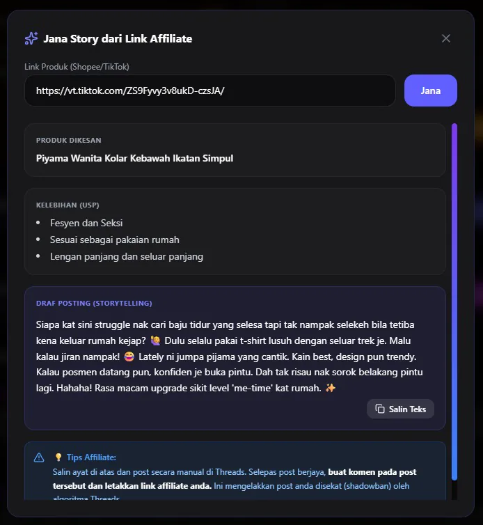 Service/Product & Affiliate Storyteller Generator 2
