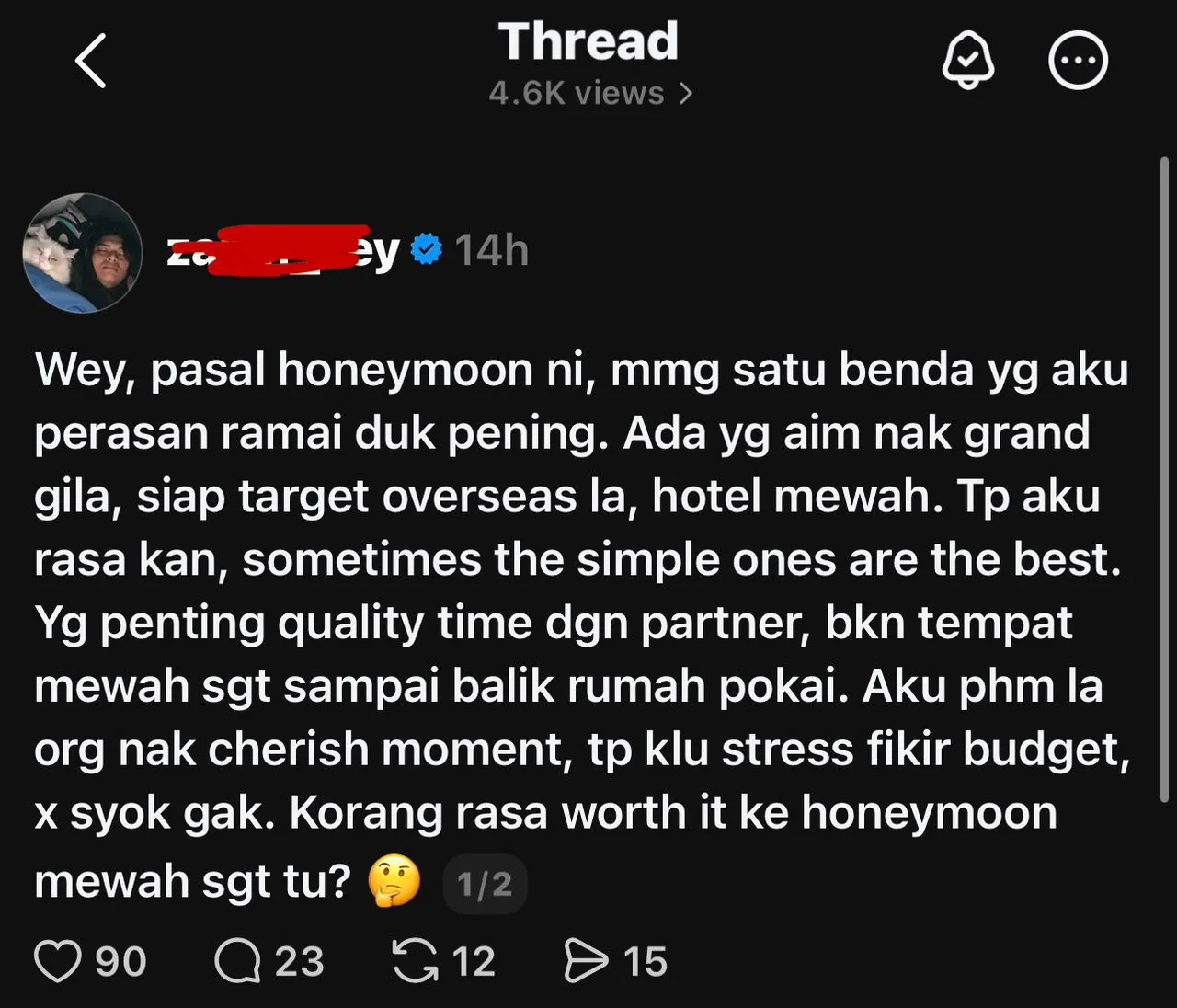 Thread post